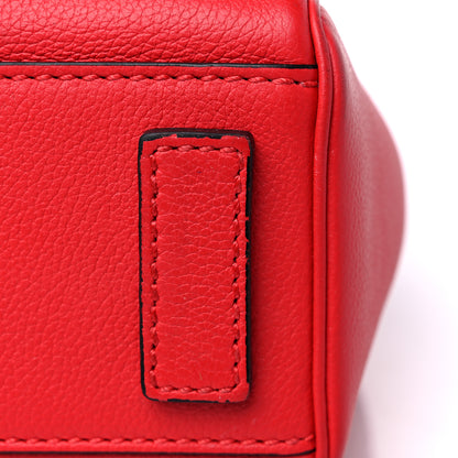 Versace Grained Calfskin Medium La Medusa Bag Red 15 of 17
