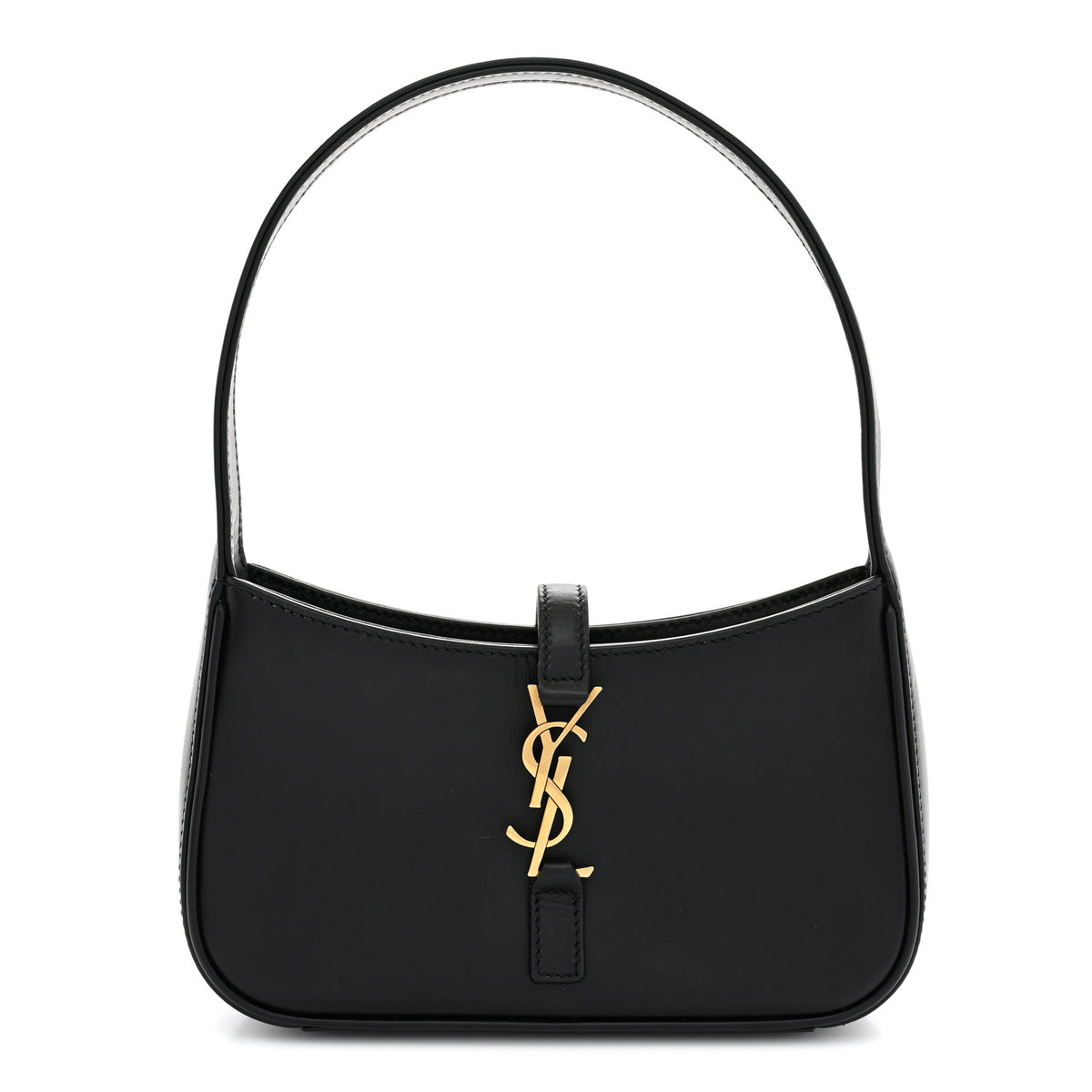 Saint Laurent Smooth Calfskin Le 5 A 7 Mini Hobo Black 1 of 10