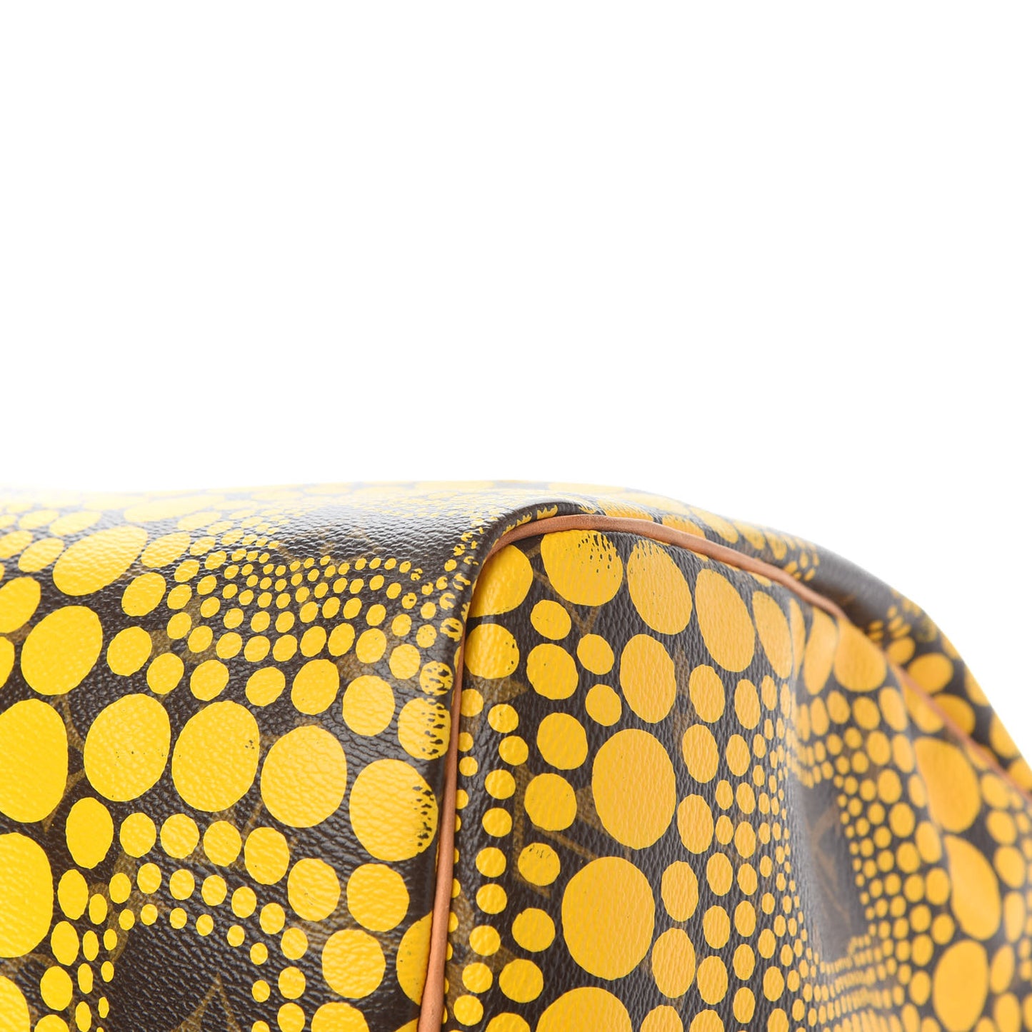Monogram Kusama Town Speedy 30 Yellow