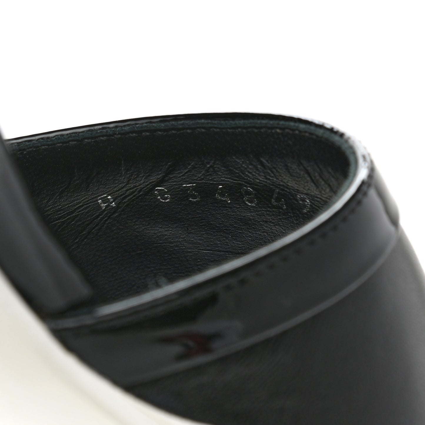 Lambskin PVC Mule 37 Black Transparent