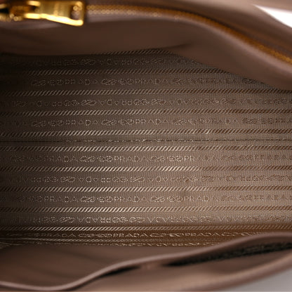 Prada Saffiano Cuir Calfskin Medium Monochrome Top Handle Tote Cipria 5 of 8