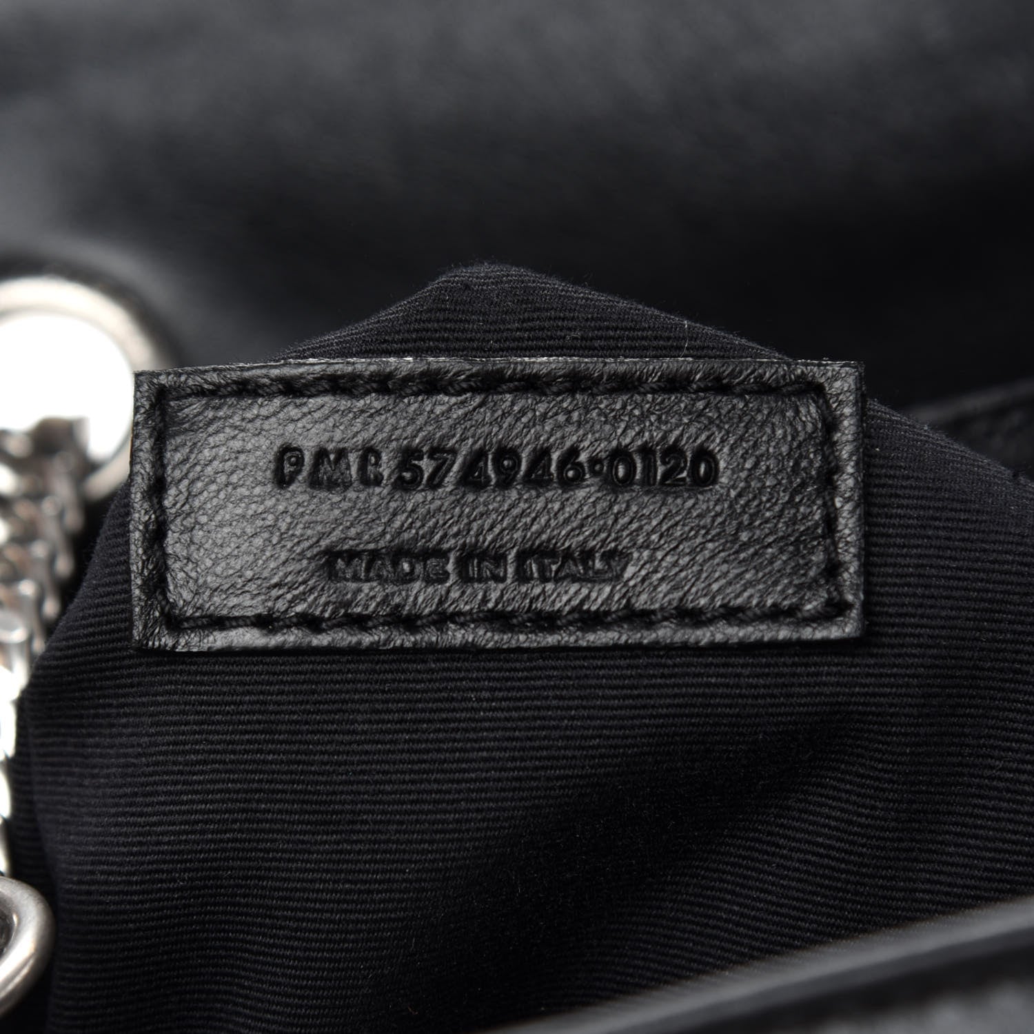Saint Laurent Calfskin Y Quilted Monogram Medium Loulou Chain Satchel Black 7 of 11