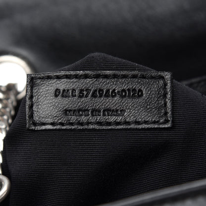 Saint Laurent Calfskin Y Quilted Monogram Medium Loulou Chain Satchel Black 7 of 11