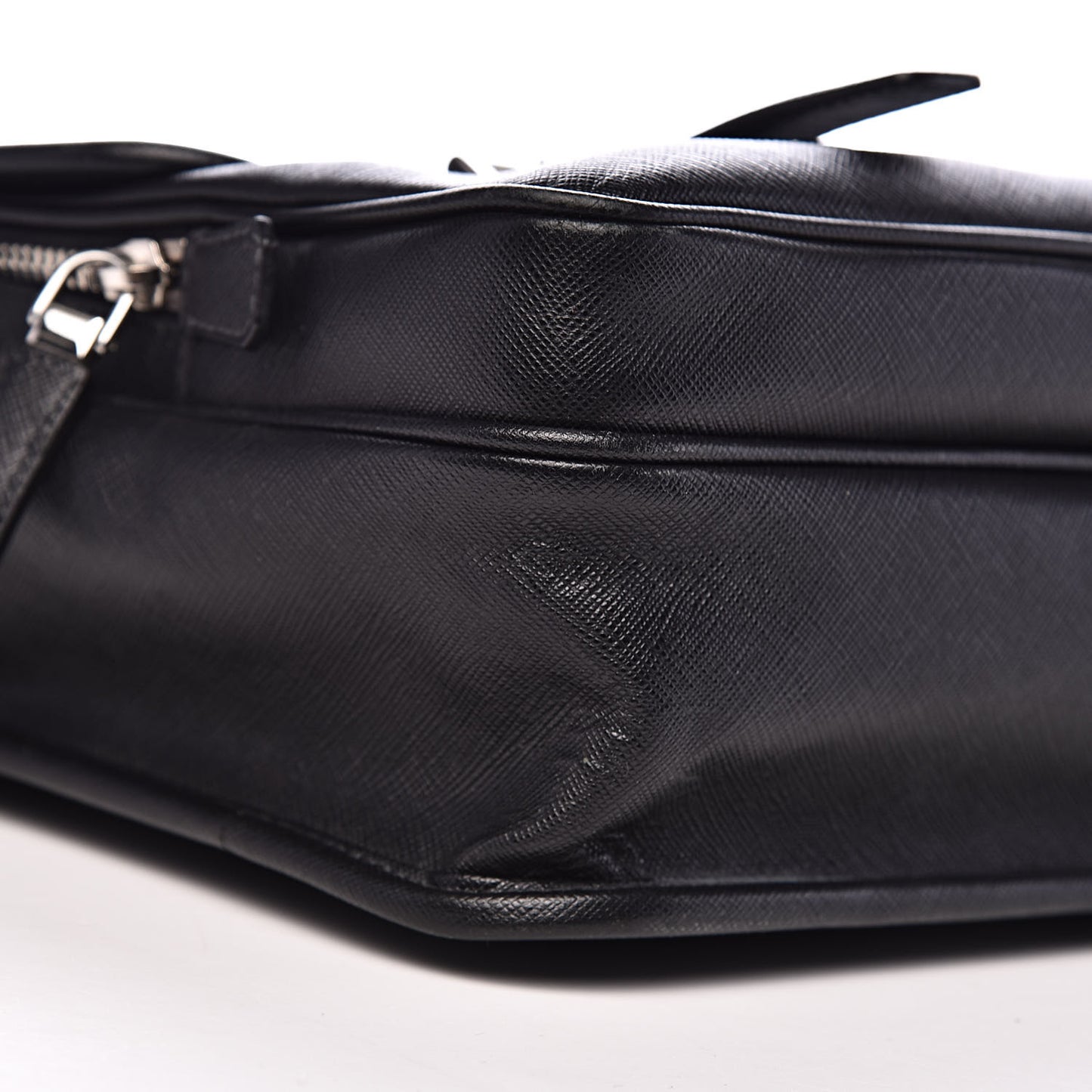 Saffiano Travel Messenger Bag Black