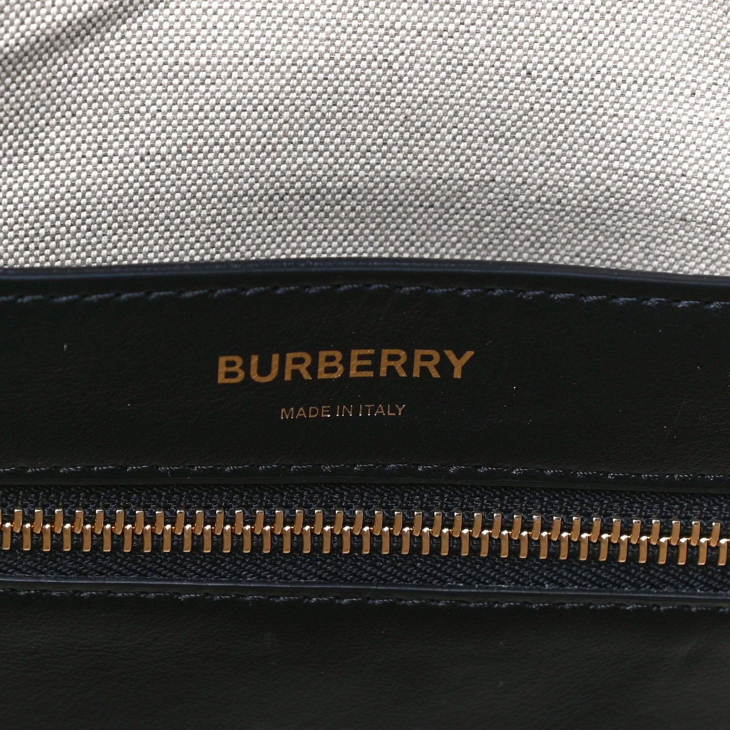Calfskin Woven Vintage Check East West Book Tote