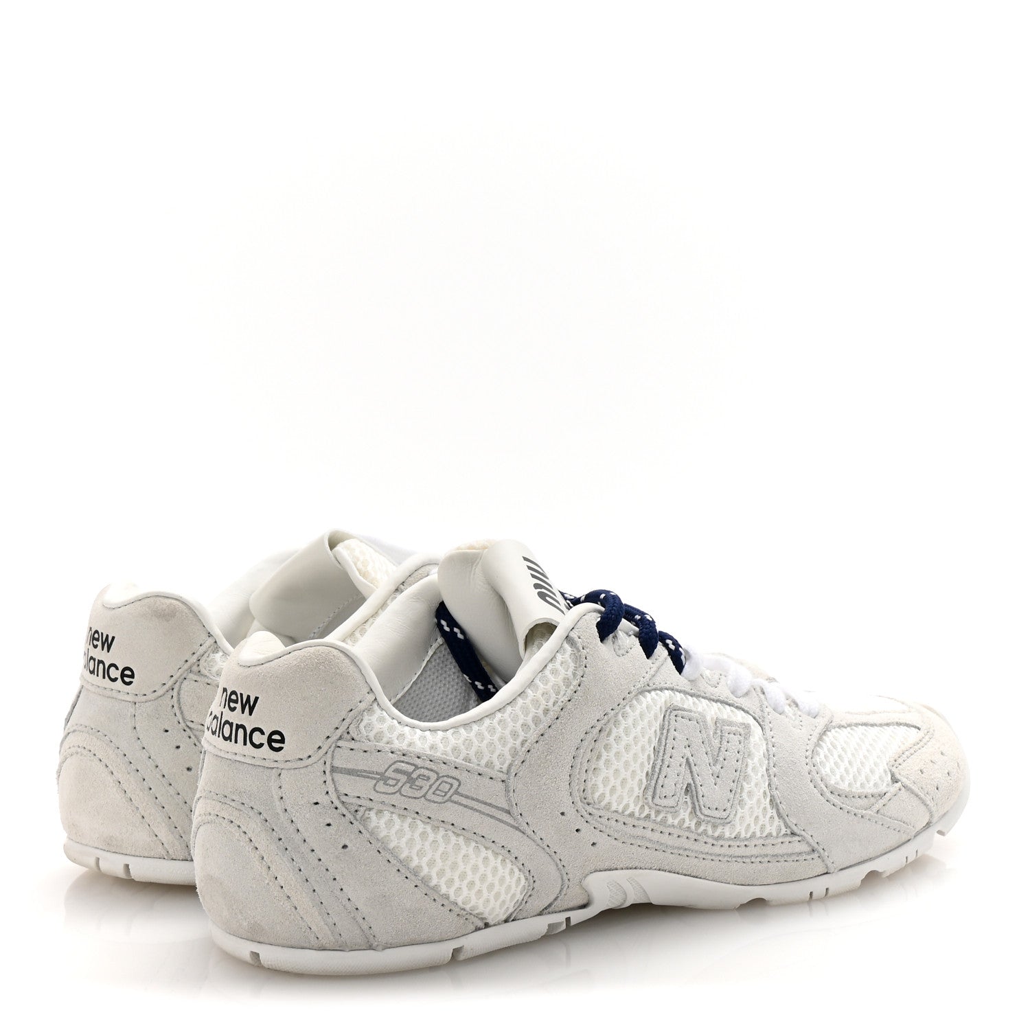 Miu Miu X NEW BALANCE Suede 530 SL Sneakers 36 White 5 of 10