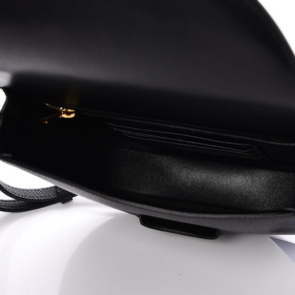 Celine Grained Calfskin Small Trotteur Black 5 of 7
