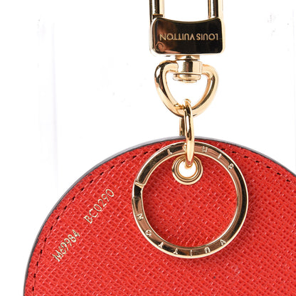 Louis Vuitton Monogram 2020 Christmas Animation Bumper Cars Bag Charm Key Ring Coquelicot 4 of 6