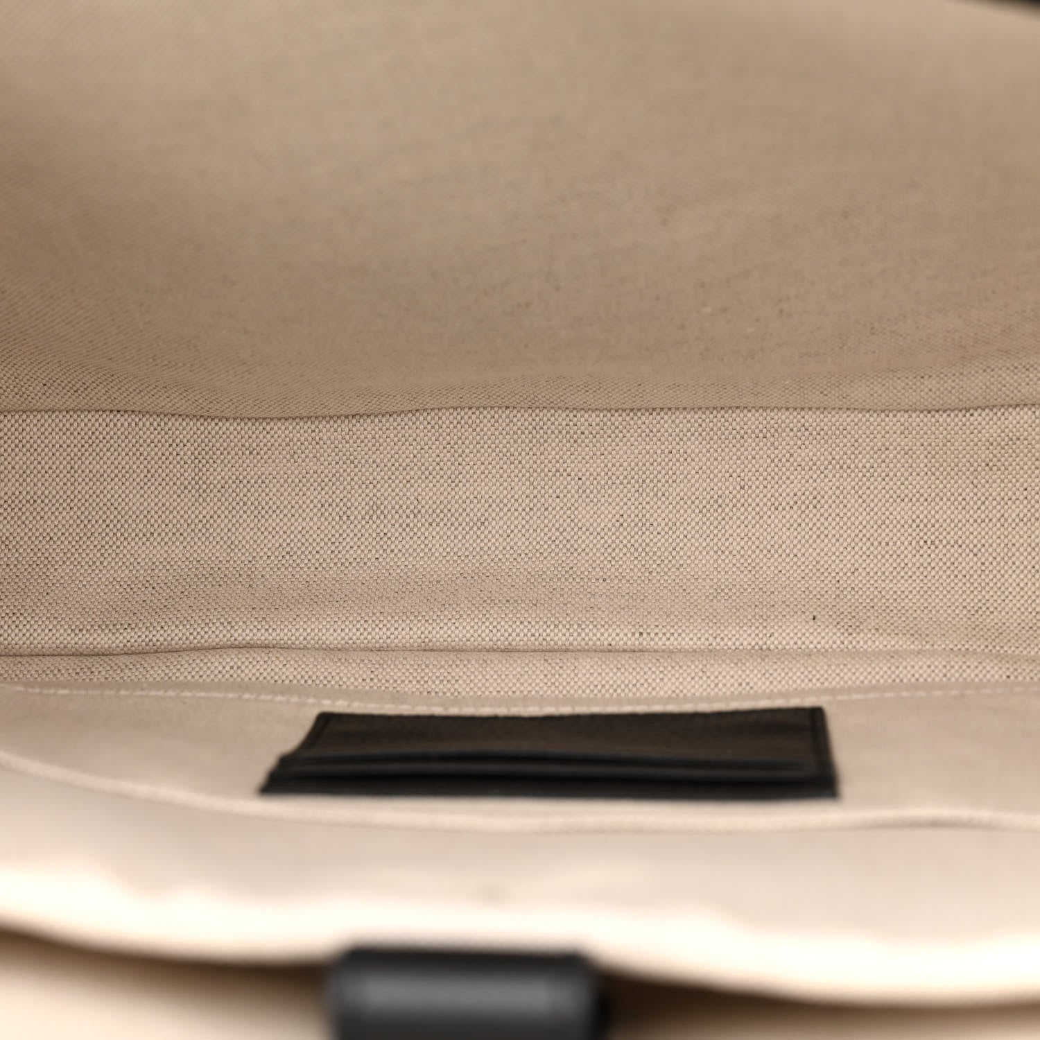 Gucci Piuma Calfskin Jumbo GG Embossed Briefcase Black 5 of 13