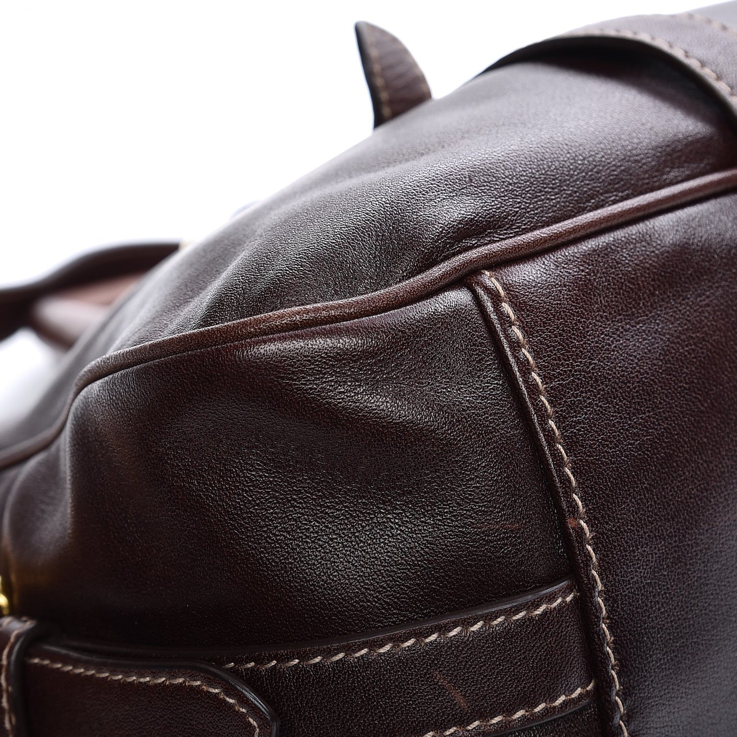 Soft Calf Shopping Satchel Nocciolo
