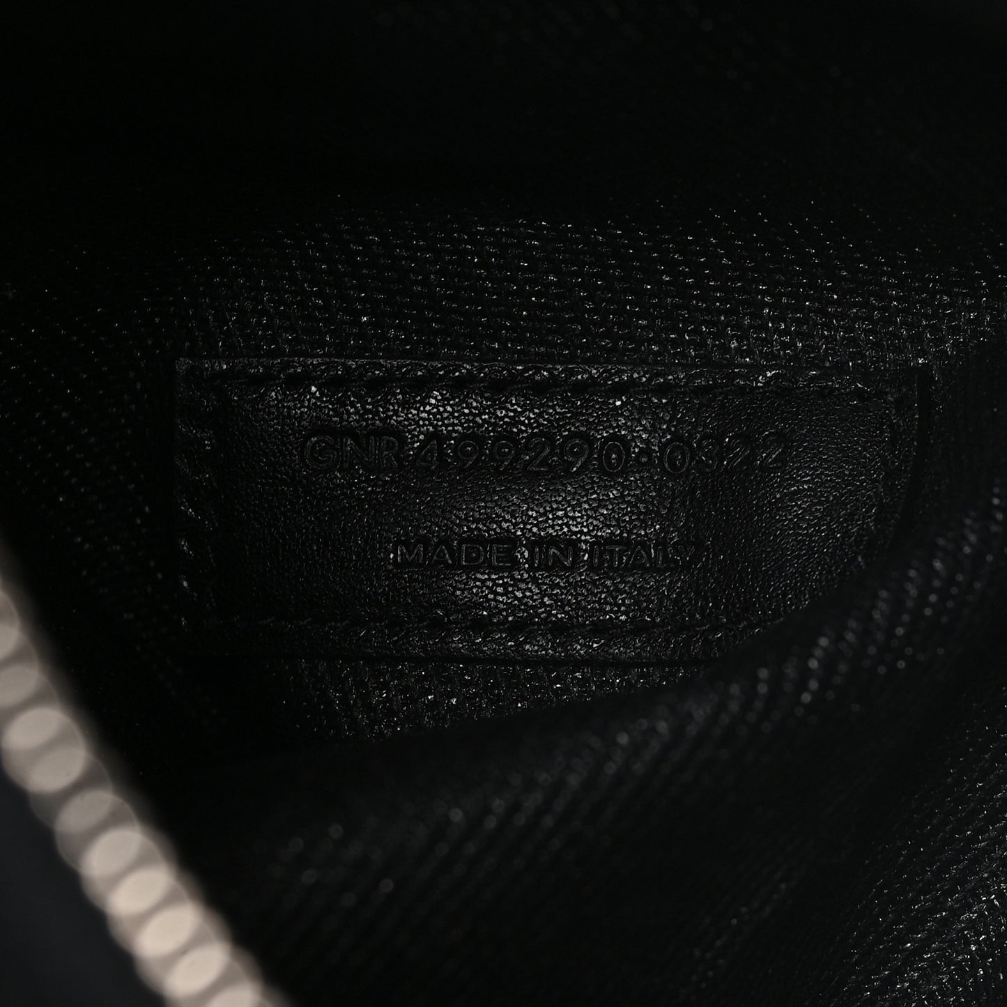 Linen Calfskin Rive Gauche Tote Black