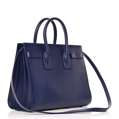 Saint Laurent Calfskin Small Sac De Jour New Marine 3 of 10