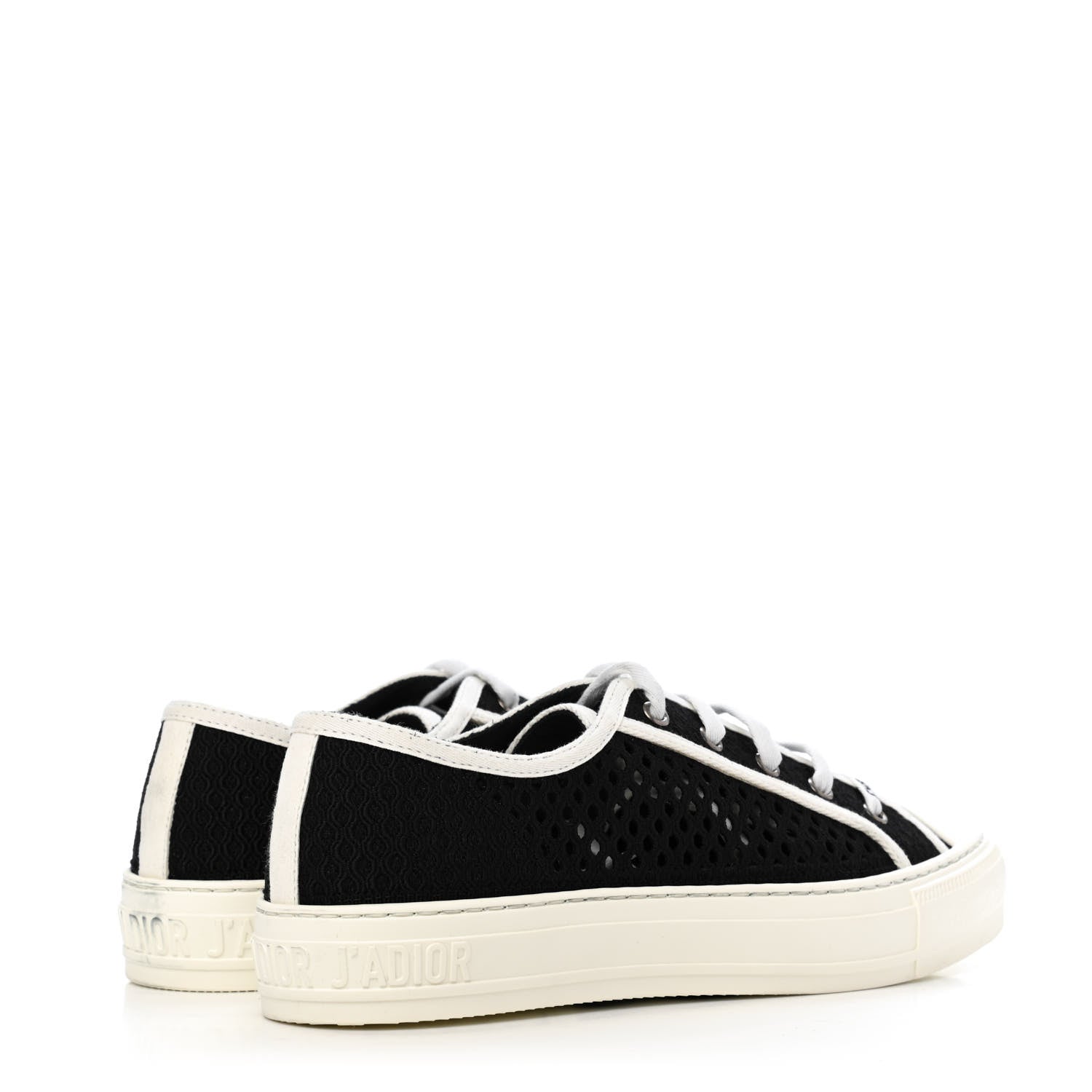 Christian Dior Mesh Walk'n Dior Low Top Sneakers 39 Black 3 of 4