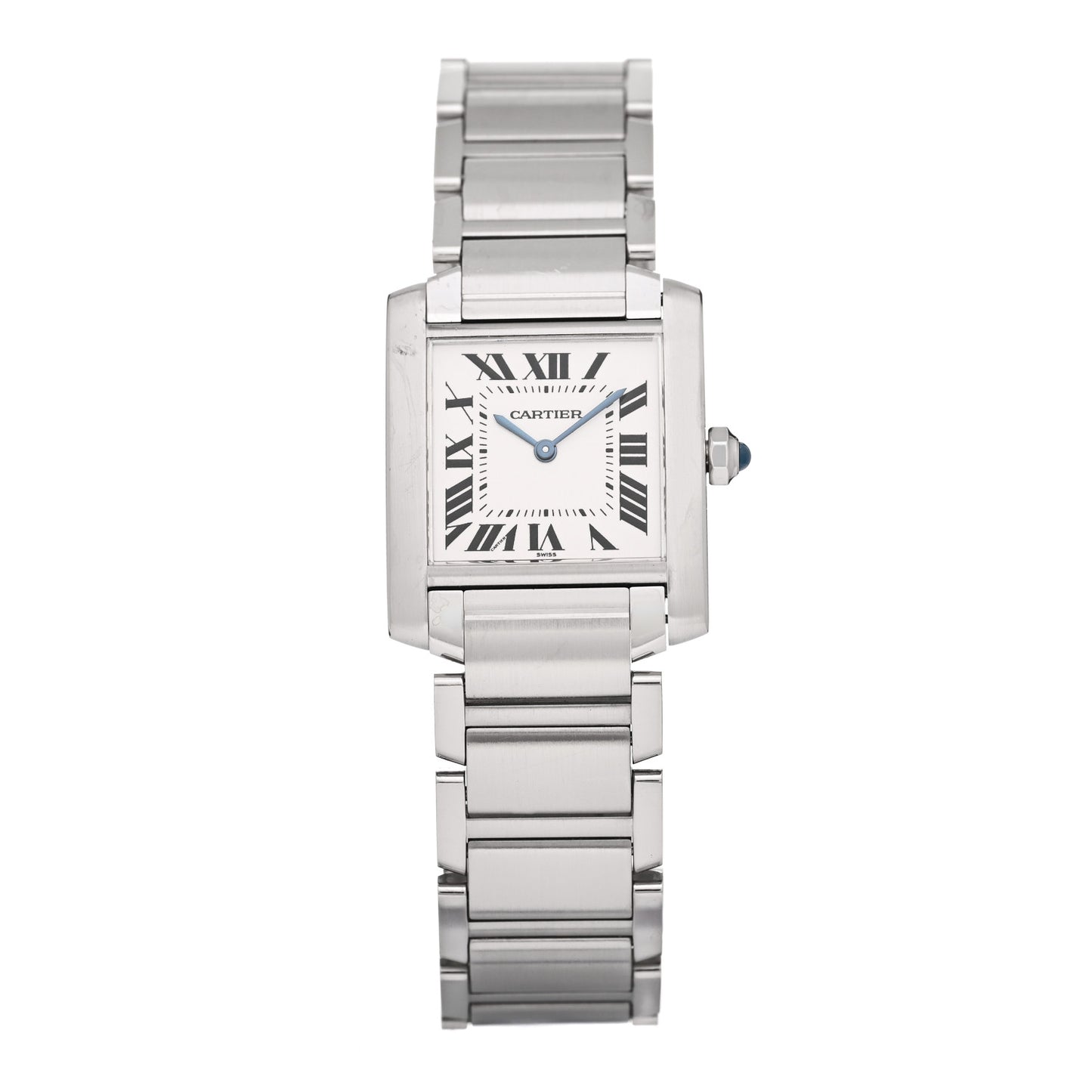 Stainless Steel 25mm Tank Francaise Quartz Watch