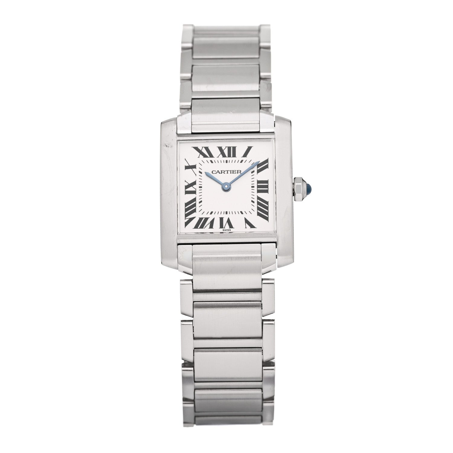 Cartier Stainless Steel 25mm Tank Francaise Quartz Watch 1 of 4