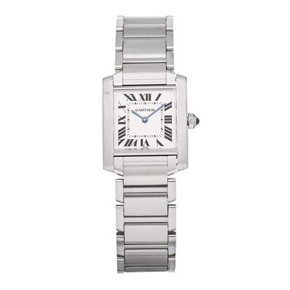 Cartier Stainless Steel 25mm Tank Francaise Quartz Watch 1 of 4