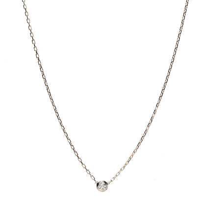 Cartier 18K Pink Gold Diamond SM D'Amour Pendant Necklace 1 of 6