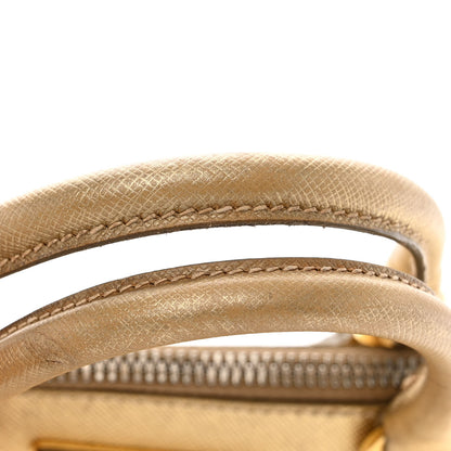 Prada Saffiano Lux Small Promenade Tote Platino 22 of 22