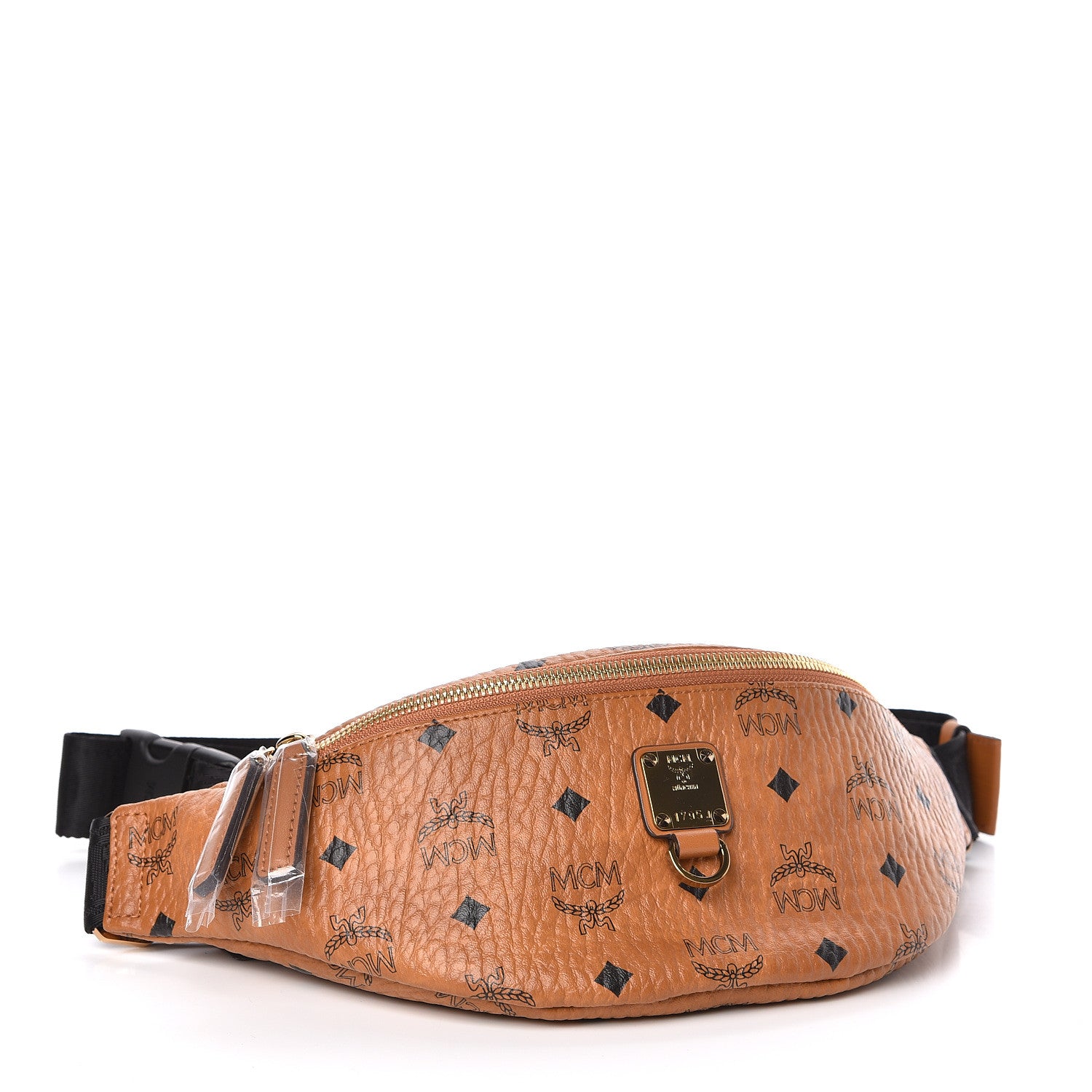 MCM Visetos Small Fusten Belt Bag Cognac 4 of 9