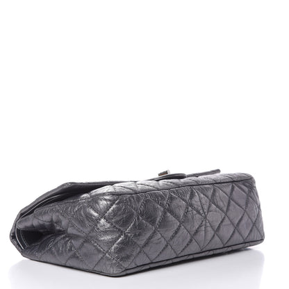 Chanel Metallic Aged Calfskin Quilted 2.55 Reissue 227 Flap Dark Silver 4 of 20