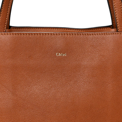 Chloe Calfskin Isa Tote Caramel 7 of 12