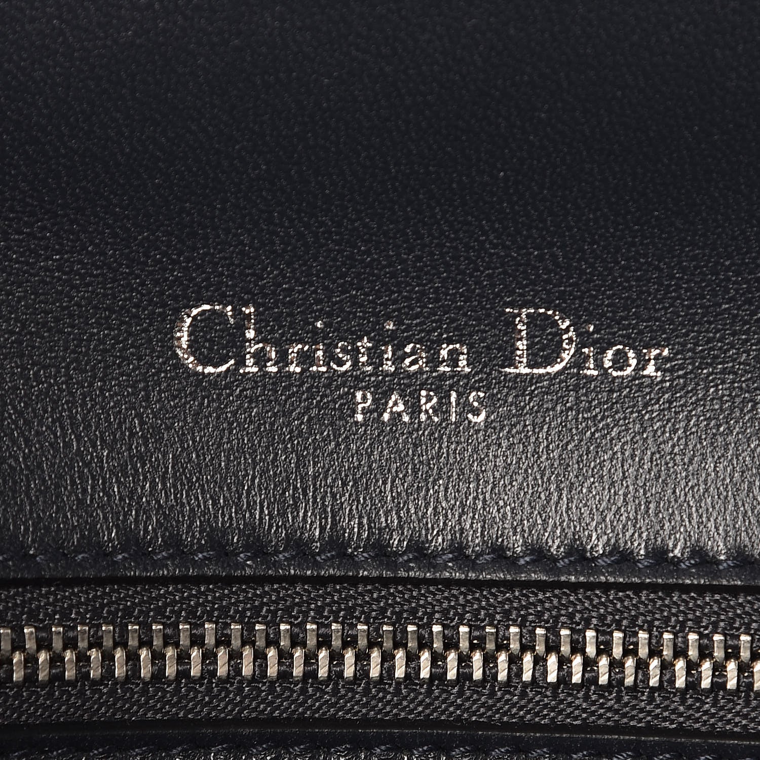 Christian Dior Metallic Patent Micro-Cannage Medium Diorama Flap Bag Silver 8 of 10