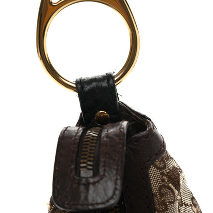Gucci Monogram Medium Interlocking Hobo Dark Brown 11 of 18