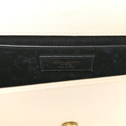 Saint Laurent Grain De Poudre Medium Classic Monogram Kate Satchel Crema Soft 6 of 13