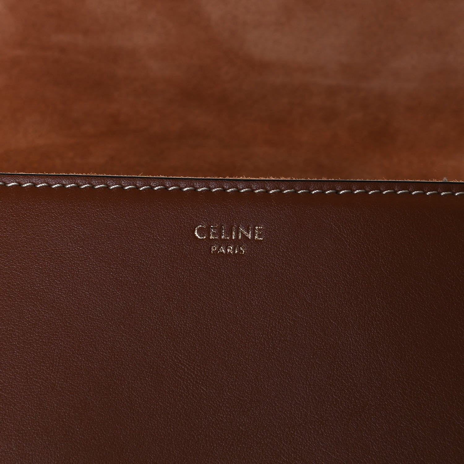 Celine Smooth Calfskin Teen Soft 16 Shoulder Bag Tan 7 of 11