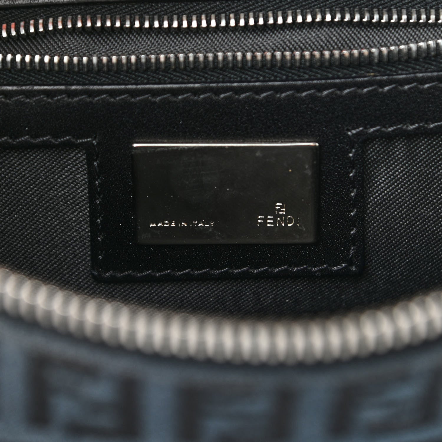 Fendi Zucchino Baguette Black 5 of 10