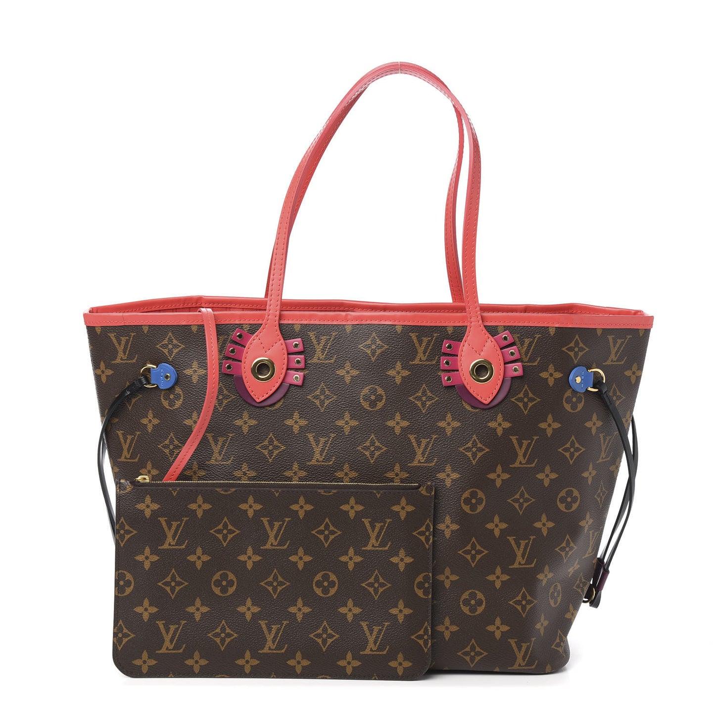 Monogram Totem Neo Neverfull MM Flamingo