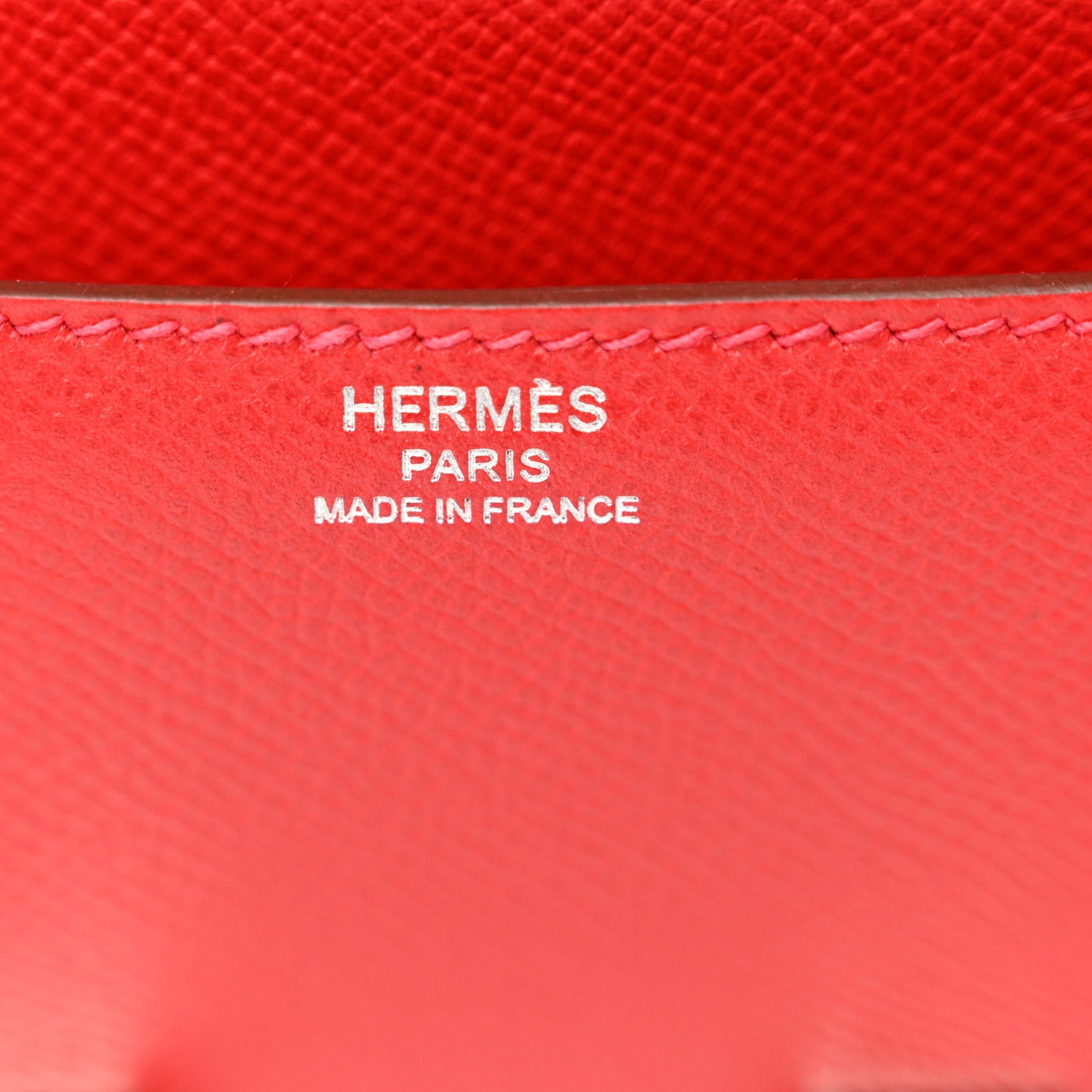Hermes Epsom Constance Elan 25 Rouge Casaque 6 of 12