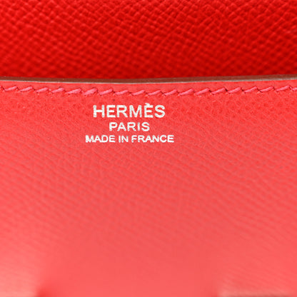 Hermes Epsom Constance Elan 25 Rouge Casaque 6 of 12