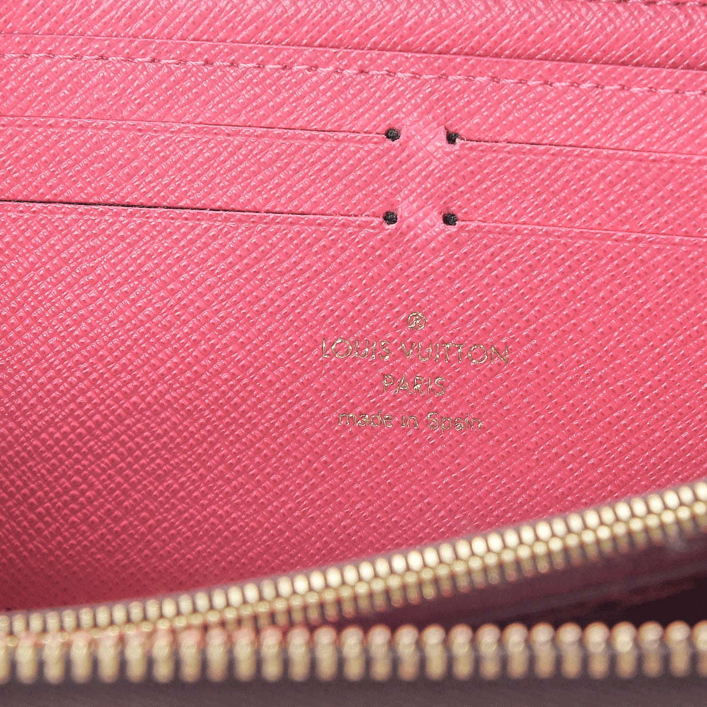 Monogram Clemence Wallet Hot Pink