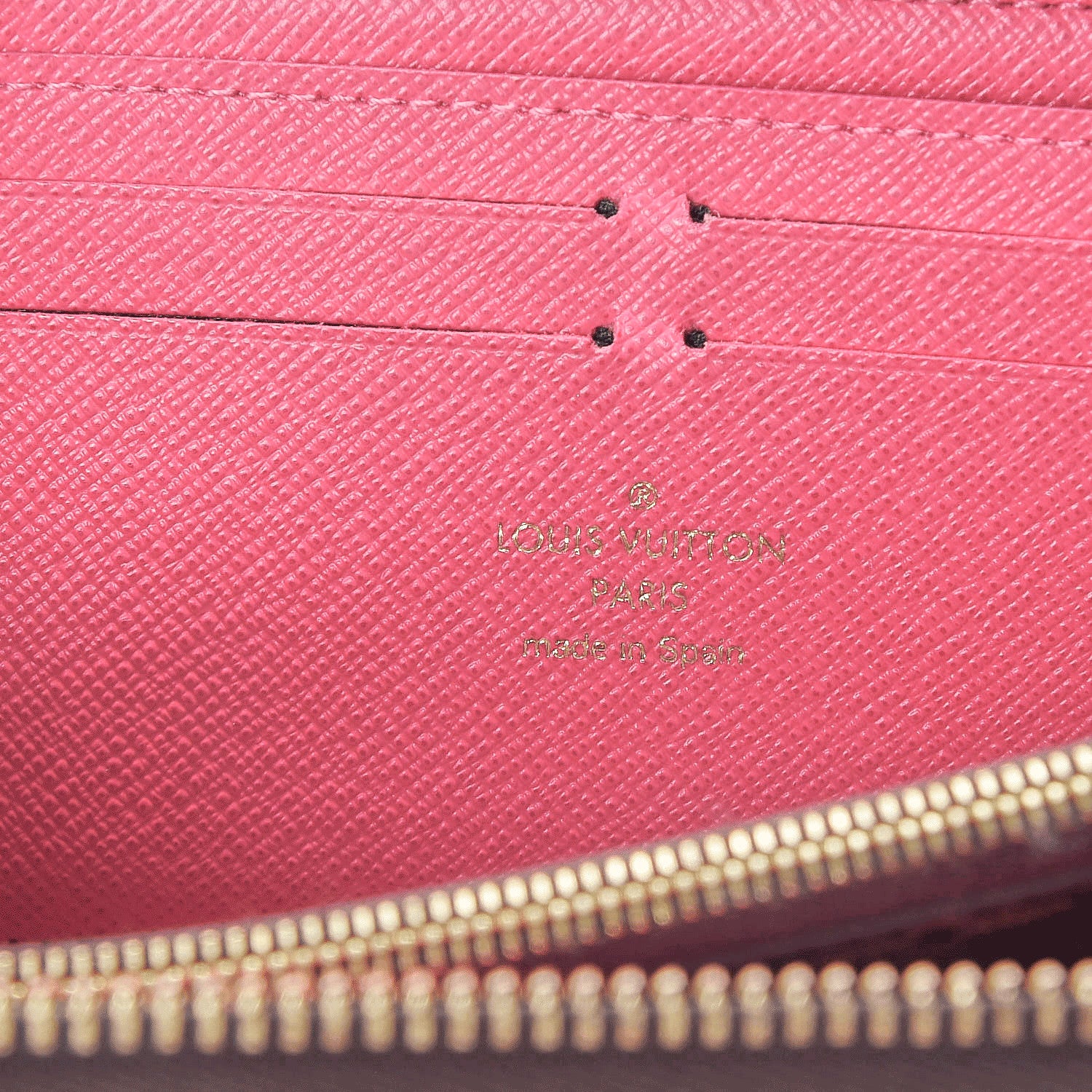 Louis Vuitton Monogram Clemence Wallet Hot Pink 6 of 11