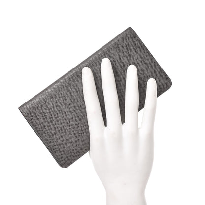 Louis Vuitton Taiga Porte Valeurs Organizer Wallet Glacier 2 of 12