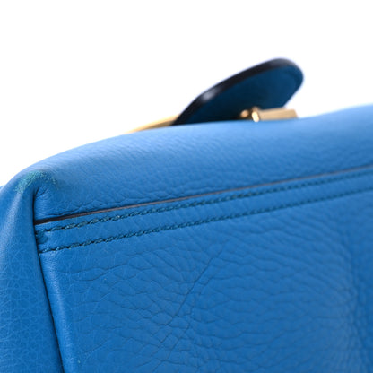Gucci Cellarius Calfskin GG Marmont Shoulder Bag Turquoise 14 of 14