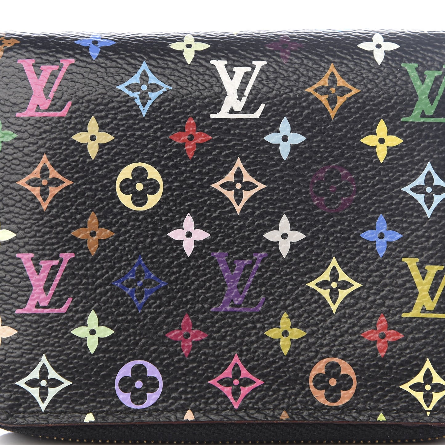 Monogram Multicolor Zippy Coin Purse Black