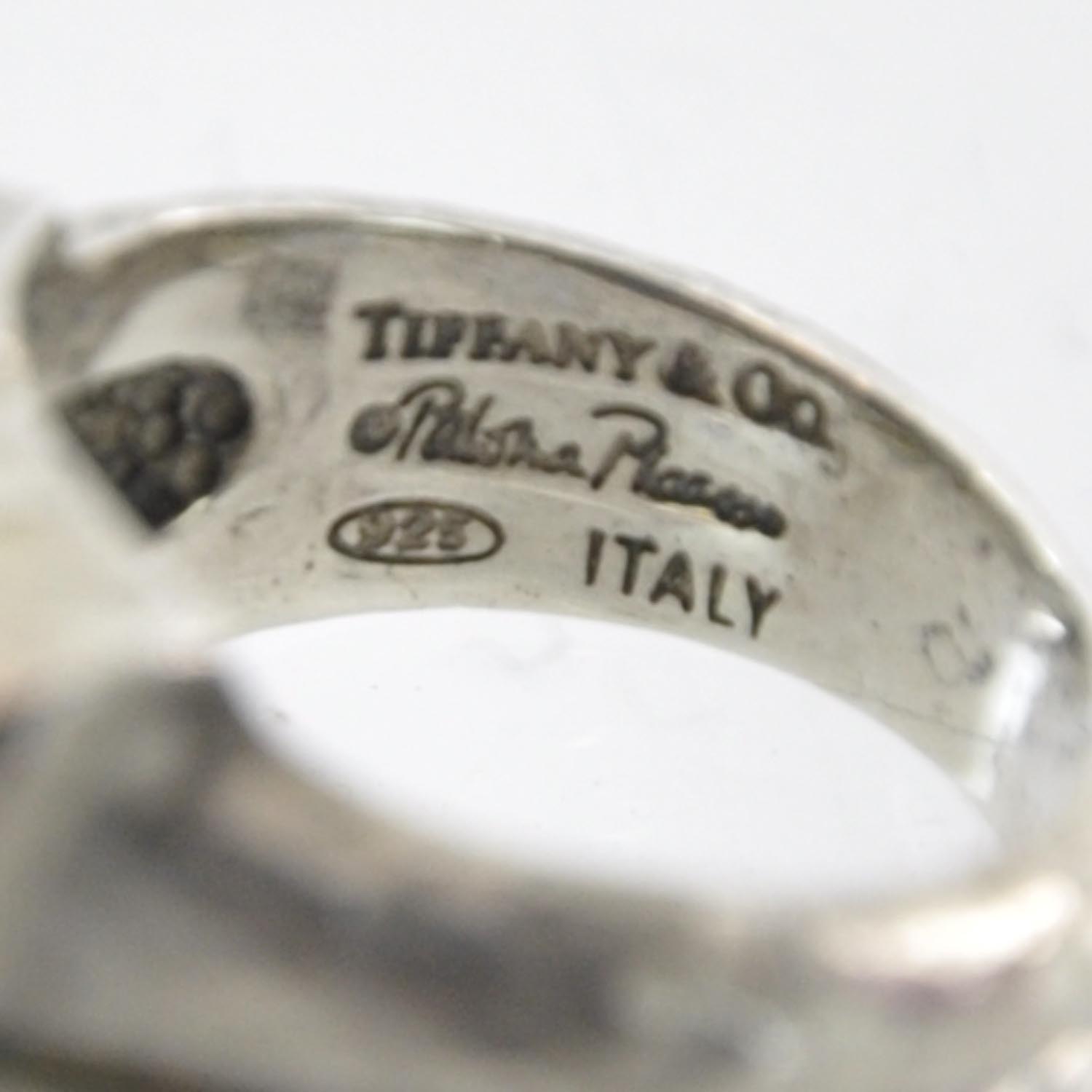 Tiffany Sterling Silver Paloma Picasso Fiore Ring 6 4 of 5