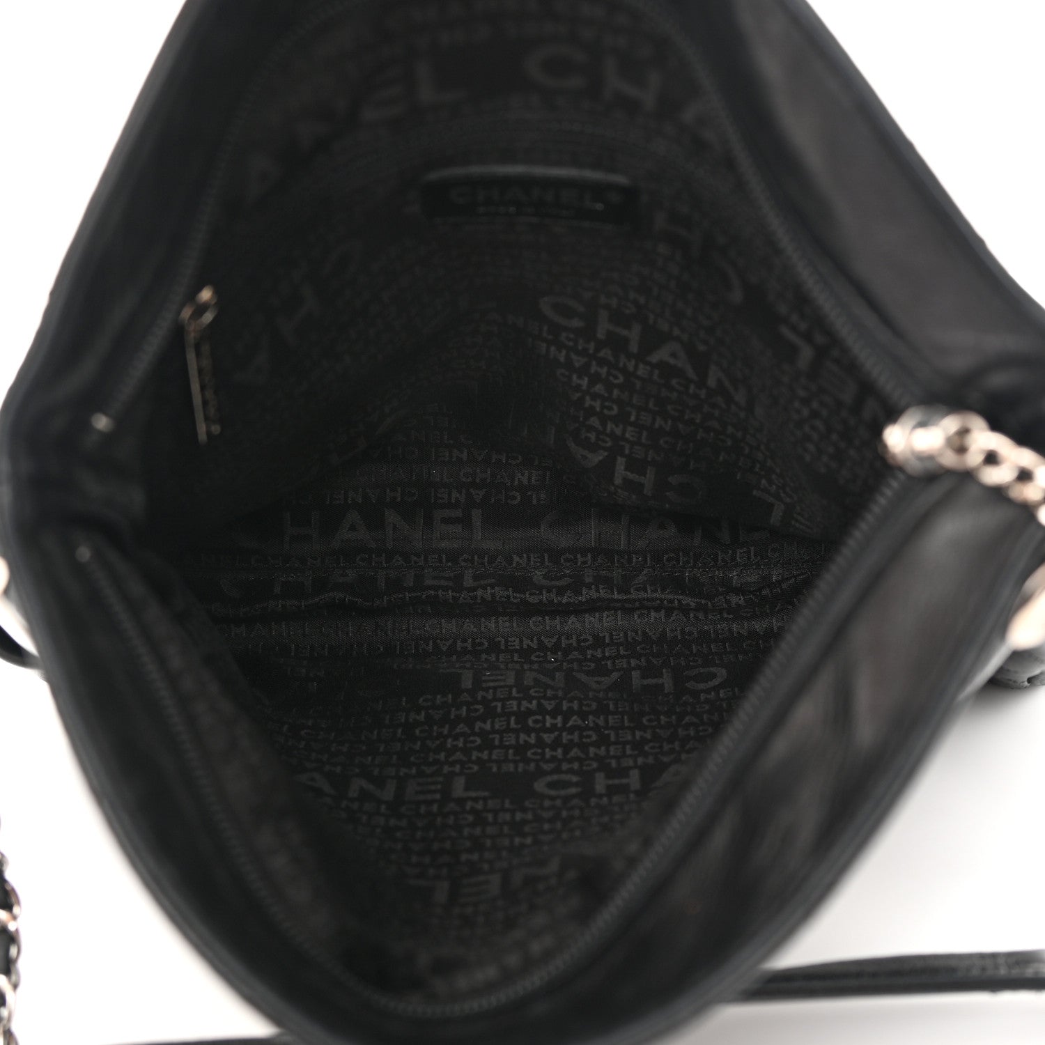 Chanel Lambskin Stitched Medium Ultimate Soft Tote Black 5 of 12