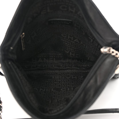 Chanel Lambskin Stitched Medium Ultimate Soft Tote Black 5 of 12
