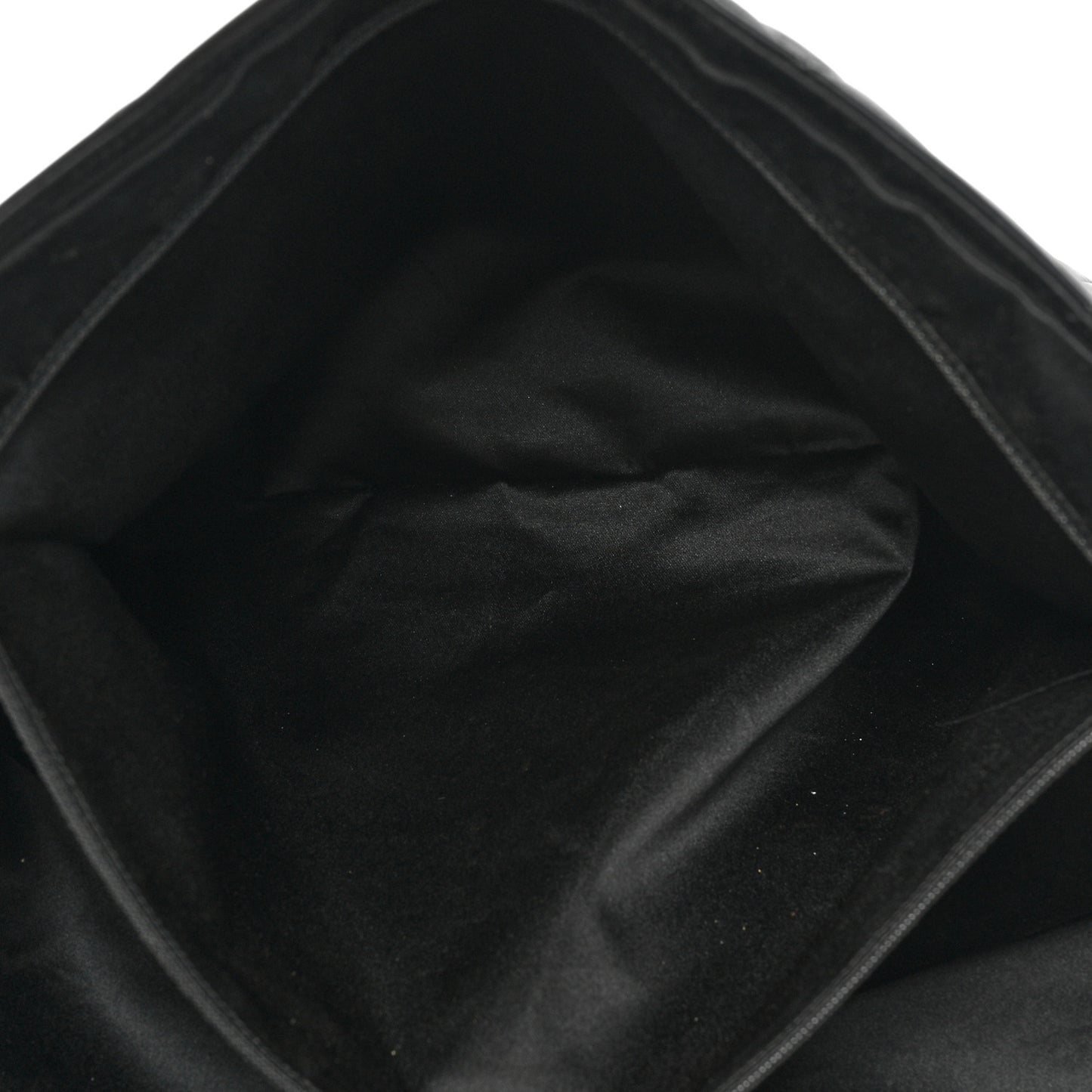 Lambskin Quilted Maxi Flap Black