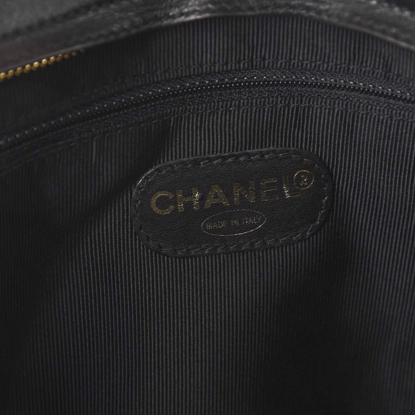 Lambskin CC Shoulder Bag Black