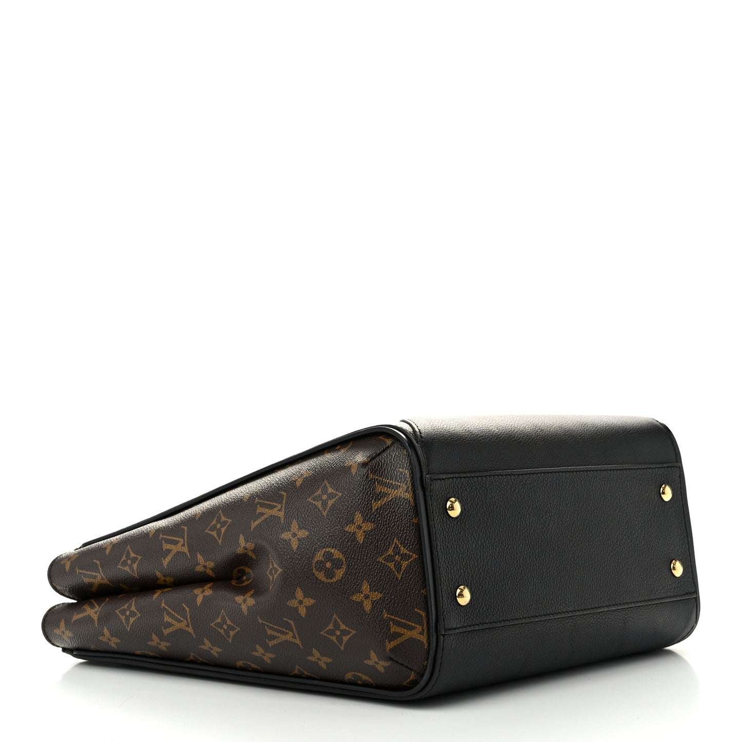 Calfskin Monogram Kimono Tote Black