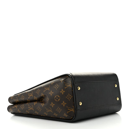 Louis Vuitton Calfskin Monogram Kimono Tote Black 4 of 10