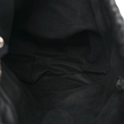 Saint Laurent Lambskin Teddy Drawstring Bag Black 5 of 11