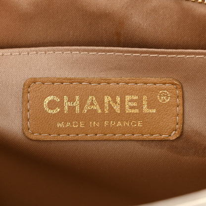 Chanel Metallic Patent Calfskin Lucky Symbols Pochette Gold 6 of 11