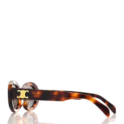 Celine Acetate Triomphe Sunglasses CL40194U Tortoise 3 of 7