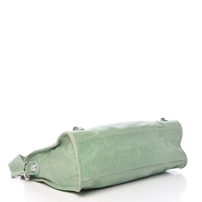 Balenciaga Agneau Giant 21 Silver Hardware City Vert D'eau 4 of 14