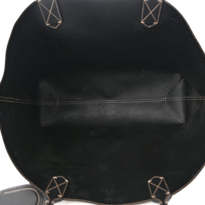 Gucci Calfskin GG Supreme Monogram Large Reversible Tote Black 5 of 24